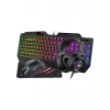 Havit Gamenote KB905CM-TUR 4lü Gaming Set – Klavye, Mouse, Kulaklık, Mousepad – Rainbow Aydınlatma, Türkçe Q, Pc Uyumlu