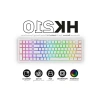 Hawk Gaming HK210 Membrane Rainbow Type C Kablolu Full Türkçe Gaming Klavye (Beyaz)