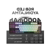 RGB Kablosuz Gaming Klavye, Siyah ve Beyaz Renk Seçenekleri ile