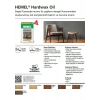 HEMEL Hardwax Oil Doğal Bakım ve Koruma Ürünü Chocolate 500 ml
