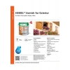 Hemel Varnish For Exterior Su Bazlı - Aqua Cila Dış Mekan 2.5 Lt