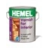 Hemel Varnish For İnterior 2.5 Lt Su Bazlı Şeffaf İç Mekan Ahşap Cilası