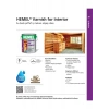 HEMEL Varnish For Interior Su Bazlı Aqua Cila İç Mekan 2.5 Lt