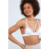 Herita Beyaz Pure Fides Dantelli Bralet