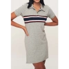 Herita Gri Polo Yaka Elbise