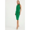 Herita Kolsuz Maxi Boy Elbise - Yesil