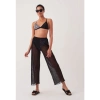 Herita Siyah File Plaj Pantalonu