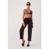 Herita Siyah File Plaj Pantalonu