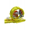 Hot Wheels Monster Trucks Power Smashers Oyun Seti, Devasa Skelesaurus, 1:64 ölçekli Bone Shaker ve 2 ezilmiş araba ile HXT05