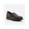 Hotiç 01AYH276920A480 Deri Kahve Kadın Loafer