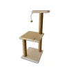 İki Katlı Beyaz Kedi Tırmalama Tahtası, 86 cm