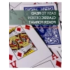 İkili Paket Jumbo Endeksli Plastik Poker Kartları - Su Geçirmez