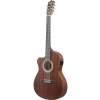 İnce Kasa Elektro Klasik Gitar, Doğal Ahşap Görünüm