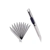 İnce Metal Gövdeli Mini Maket Bıçağı Seti - 10lu Yedek Uç