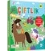 İndigo Çocuk Silikon Çıkartmalı - Çiftlik - Holly Morris (Tekrar Kullanılabilen Sticker Kitabı)
