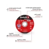 İnox Kesici Disk, 115x1,0 mm, 5 Adet Paket İçeriği