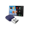 iPhone için Mini Ultra CarPlay Kablosuz Adaptör, Kablosuz Android Otomatik Adaptör, Kablolu Kablosuz CarPlay ve Android Auto, Tak ve Çalıştır Kurulumu, 2016+ Otomobillerle Uyumlu