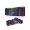 Işıklı 70x30 cm Mouse Pad, Desenli Klavye Pad