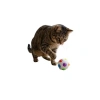 Işıklı Darbeye Duyarlı Kedi Topu, 6 cm Zıplayan Oyuncak