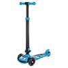 Işıklı Kırmızı 3 Tekerlekli Katlanabilir Scooter ile Eğlenceli Araç Deneyimi