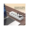 Isıya Dayanıklı 5li Grup Priz, 5xUSB ve 5xType-C Çıkışlı, 4 Metre Kablolu