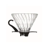 Isıya Dayanıklı Cam V60 Dripper - Siyah