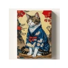 Japon Kedi Temalı Sayılarla Boyama Seti - 40x50 CM