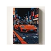 Japon Porsche Temalı Sayılarla Boyama Seti, 50x70 cm