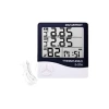 Kablolu Termometre ve Nem Ölçer, Geniş LCD Ekran