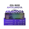 Kablosuz Gaming Klavye, Membran LCD RGB Aydınlatma ile Modern Tasarım