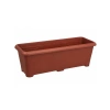 Kahverengi Plastik Uzun Saksı, 85.5x30x34 cm, 60 Litre
