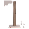 Kalın borulu dev tırmalama tahtası, 90 cm, catnipli