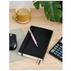 Kalın Siyah Yumuşak Kapaklı L Boyutunda Çizgili Defter