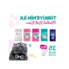 Kalın ve Beyaz Taneli Pudra Kedi Kumu, 3x10 lt