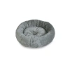 Kaliteli Kedi Köpek Simit Yatağı, Gri, 60x60 cm