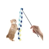 Kaliteli Olta Kedi Oyuncağı - 50 Cm Sopa ile Eğlenceli