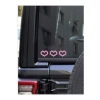 Kalp Desenli Oto Sticker, Araba Dekorasyon Aksesuarı