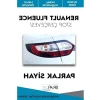Kaplama Sticker ile Parlak Siyah Stop Çerçevesi