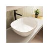 Kare Seramik Lavabo, 48 cm, Beyaz, Modern Tasarım