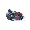 Kask İçin Bluetooth Kulaklık, RGB Işıklı İletişim Cihazı
