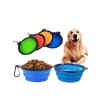 Katlanabilir Silikon Kedi ve Köpek Mama-Su Kabı