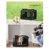 Katlanabilir Siyah Köpek Taşıma Kutusu, 50 x 35 x 35 cm Araba İçin