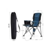 Katlanır Profesyonel Kamp Sandalyesi - Mavi