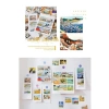 Katsushika Hokusai Temalı 45 Adet Sticker Seti, Bullet Journal İçin