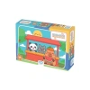 Kawaii Capybara Temalı 100 Parça Çocuk Puzzle Seti