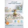 Kaymaz Oyun Matı - 200CMx130CM, Su Geçirmez, Taşıma Çantası Hediyeli