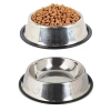 Kaymaz Tabanlı Paslanmaz Çelik Mama Kabı, 22 cm
