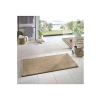 Kaymaz Tabanlı Peluş Banyo Halısı, 50x80 cm, Yıkanabilir, Vizon Renk