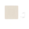 Kaymaz Vantuzlu Bej Duş Paspası - 54 x 54 cm