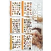 Kedi Temalı Sticker Seti, 6lı Çıkartma